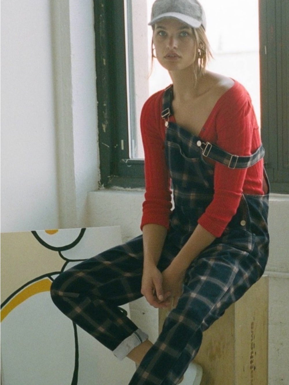 WeWoreWhat Plaid Overalls